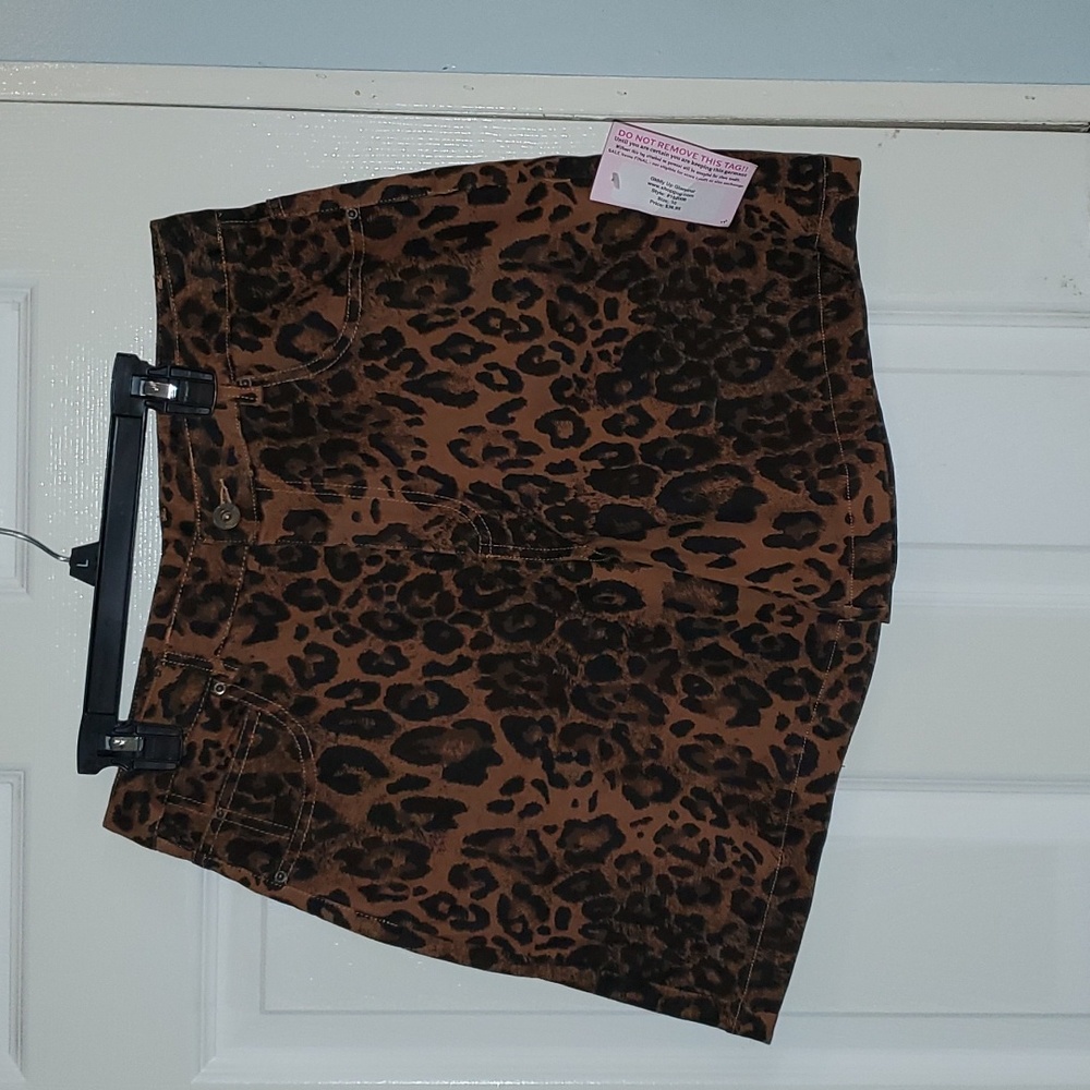 Cheetah print shorts